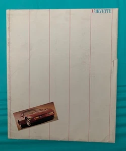 1987 Chevrolet "CORVETTE" - Original Autohaus Verkaufsprospekt / Katalog - Bild 1 von 11