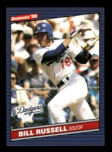 Donruss #153 1986 Bill Russell LA Dodgers - Imagen 1 de 2