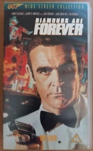 Diamonds Are Forever James Bond 007 Connery VHS video Warner 1996 UK Release - Picture 1 of 4