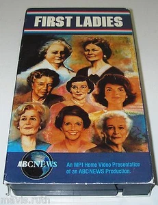 VHS Video Movie FIRST LADIES Educational American History/Culture White House - Picture 1 of 3