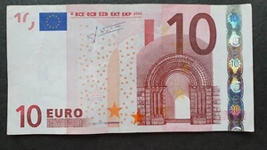 FRANCE 10 Euro 2002 U-serie, Trichet Sign, VF, L041 - Picture 1 of 2