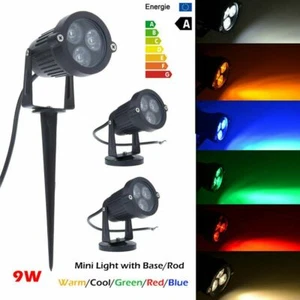 12V 110V 220V 9W LED Landscape Garden Wall Light Outdoor Flood Spot Lighting HRM - Picture 1 of 18