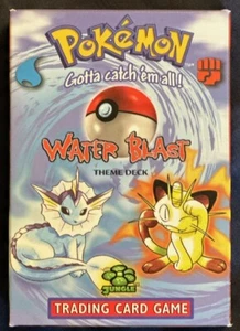 POKEMON: TCG GEÖFFNET/LEER THEMENDECK BOX WATER BLAST OHNE KARTEN DSCHUNGEL 1999 - Bild 1 von 2