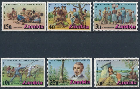 [BIN12693] Zambia 1973 Famous people good set of stamps very fine MNH Cover