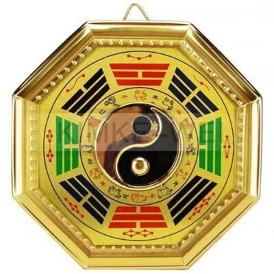 Espejo tradicional chino Feng Shui Bagua Yin Yang Foto 1 de 2