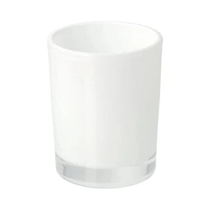 48 White Glass Votive Candle Jar Cup Wedding Favor Tealight Holder Party Event - Picture 1 of 8