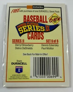 1993 Duracell Series 2 Baseball Card Pack #6 (4 Cards) MS1 - Picture 1 of 2