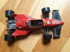 FORMULE F 1 VOITURE burago 1/24 Fiat Ferrari 126 C4 alboreto race #27 agip weber - Foto 1 di 12