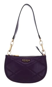 GUESS bolso de bandolera Cilian Top Zip Saddle Bag Amethyst - Imagen 1 de 4