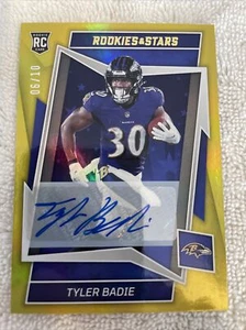 2022 Rookies and Stars-Tyler Badie-RAVENS RB-#6/10 Autograph Rookie Card#153 - Picture 1 of 2