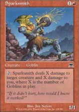 4x Sparksmith ~ Near Mint Onslaught MTG Magic x4 4 UltimateMTG Playset Red Card