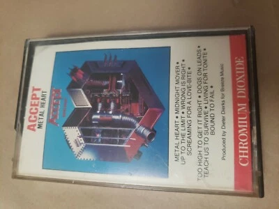 Cassette Accept Metal Heart Foto 1 de 3