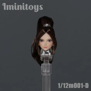 Iminitoys M001-D 1/12 Girl Head Sculpt F 6" Female Pale PH TBL Figure Body Dolls - Picture 1 of 3