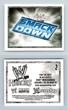 Smack Down #2 WWE Heroes 2008 Merlin Wrestling Sticker