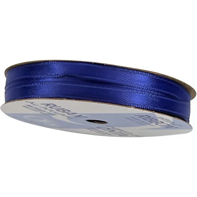 OFFRAY Spool o Ribbon 1/4" x 10 Yds NEW Spool, 100% Polyester BLUE - Image 1 of 3