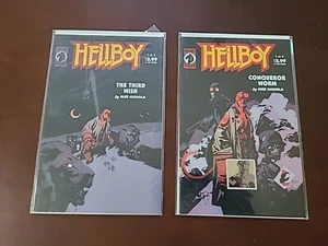 2 Book Lot HELLBOY: CONQUEROR WORM #1 and THE THIRD WISH #1 Mike Mignola NM - Picture 1 of 1