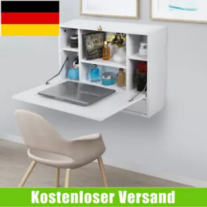 Klapp Schreibtisch Wandschreibtisch Computertisch mit Schublade 60 x 50 x 15 cm - Bild 1 von 13
