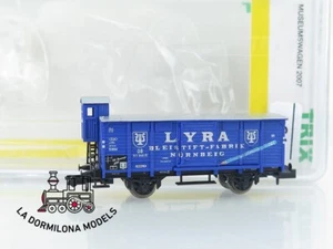 MG754 Escala N MINITRIX 15346 Gedeckter Güterwagen mit Brhs LYRA der DB - OVP - Picture 1 of 11