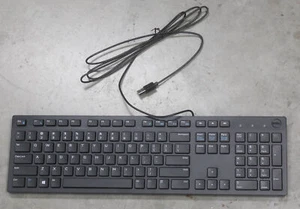0RKR0N Dell Usb Wired Keyboard Us Balck Qwerty Kb216 "GRADE A" - Picture 1 of 1