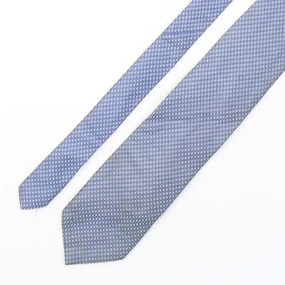 Leonardo Dieci Mens Blue Plaids & Checks Silk Pointed Tie One Size - Изображение 1 из 4