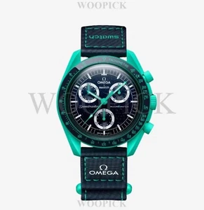 SWATCH x OMEGA Bioceramic MoonSwatch Missione sulla Terra Luci Polari NUOVO SIGILLATO - Foto 1 di 3