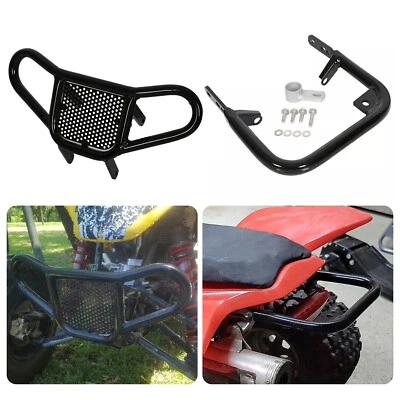 Front Bumper +Rear Grab Bar w/hardware For  Honda Sportrax 450 TRX450R 2004-2005 - Image 1 of 4