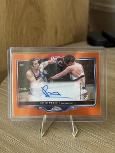 2025 Topps Chrome UFC Ailin Perez Orange Refractor /25 - Picture 1 of 2