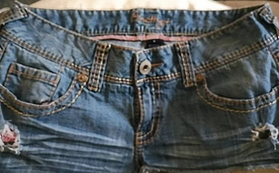 Lote de 3 pantalones cortos de mezclilla para mujer talla 6 amatista/aeropostale/celebridad Foto 1 de 4