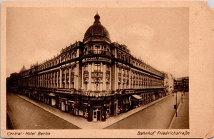 Postal Central-Hotel Berlín - Alemania - - Estación Friedrichstraße - Imagen 1 de 2
