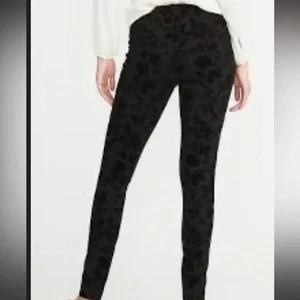 Alfani | Pantalone slim jacquard in velluto nero | Taglia 4 - Foto 1 di 9