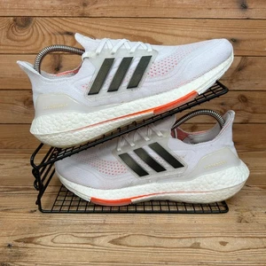 Adidas Turnschuhe Damen Größe UK 7 Ultra Boost 21 Tokyo weiß orange Laufschuhe - Bild 1 von 13