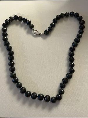 Echte Perlenkette mit Silber 925‘ Schließe  - Bild 1 von 4