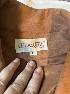 Chaqueta Blazer Ultrasuede Tostada Talla 6 Foto 1 de 4