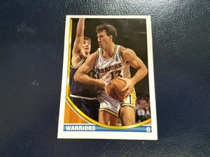 Sarunas Marciulionis Warriors 1993 - 1994 Topps NBA BLANK BACK PREPRINT NO NAME - Picture 1 of 3