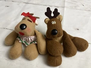 Hallmark Rodney Renna E 1984 Rhonda Renna Bean Bag Peluche Vacanze - Foto 1 di 6