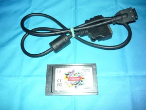 Vintage Adaptec APA-1460A PCMCIA SCSI PC Laptop Card with Cable Used Tested - Picture 1 of 1