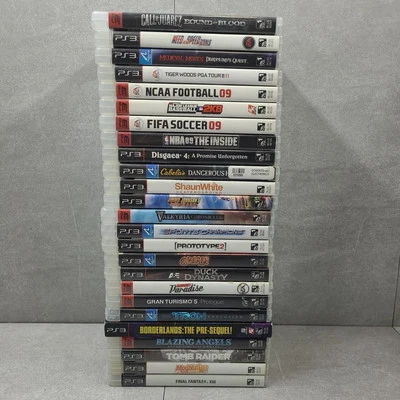 Lot Of 25 PS3 Games Sony PlayStation 3 Complete Sports Racing Action RPG Used - Image 1 of 4