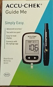 Accu-Chek Guide Me Miernik Zestaw cukrzycowy z urządzeniem lancingowym Softclix - Zdjęcie 1 z 4