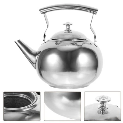  Teiera Con Infusore Bolitore Bolli Bollitore Per Il Tè Acciaio Inossidabile - Immagine 1 di 4