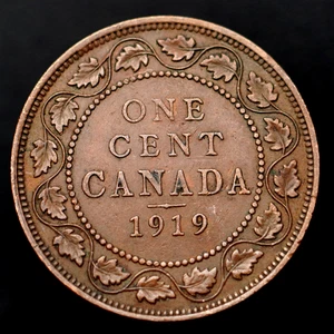 Kanada 1 Cent Münze 1919, KM21 - Schöne Münze 🇨🇦 Kostenloser Versand! 🌟 - Bild 1 von 6