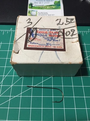 CAJA DE COLECCIÓN DE GANCHOS DE MIERDA CEBO VIVO GARRA DE ÁGUILA 3/0 NUEVO EN CAJA USADA HECHO/EE. UU. Foto 1 de 3