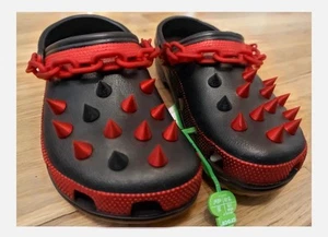 Red SPIKES Crocs - Shoe Charms For Crocs - 3D Printed Croc Charm 20 Pcs - Picture 1 of 1