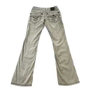 Jeans Rock Revival 29 33 De Colección Ajustados Bootcut Solapa Adorno ModeloStitch Y2K - Imagen 1 de 20