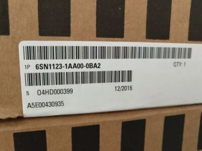 6SN1123-1AA00-0BA2 NEW SIEMENS 6SN1 123-1AA00-0BA2 SIMODRIVE 611 Power Module - Image 1 of 3