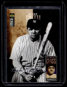 1996 Collector's Choice First Class Silver Foil Signature Babe Ruth #500 HOF - Picture 1 of 2