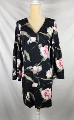 Vestido para mujer White House Black Market caprichoso hada floral cuello en V talla 0 Foto 1 de 4