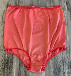 RARE 60s Vtg ICONIC Jer Marai All Nylon Pillowtab Granny Mushroom Panties Sz 6 - Picture 1 of 7