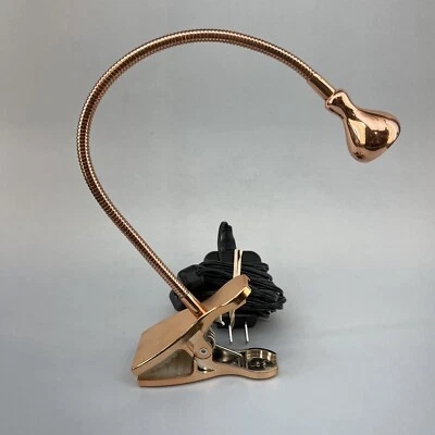 宜家 JANSJO 铜金属柔性铰接 LED 夹台灯 — 第 1/4 张图片