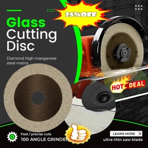Glass Cutting Disc Thin Saw Wheel Glass Ceramic Cutting for Angle Grinder - Picture 1 of 12