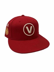 Men's Rings & Crwns Red Vargas Campeones Team Fitted Hat 7 3/8 - Picture 1 of 7